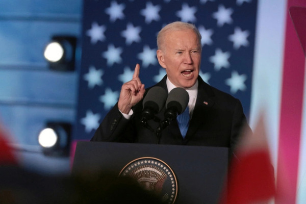 Mr. Biden attacked Russia, the city in western Ukraine was hit by missiles