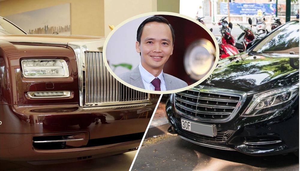 The super-luxury car couple makes the presidents respect Mr. Trinh Van Quyet