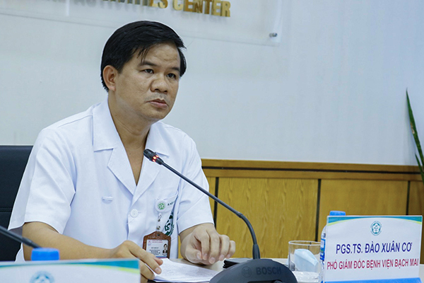 Bach Mai Hospital has a new director Dao Xuan Co