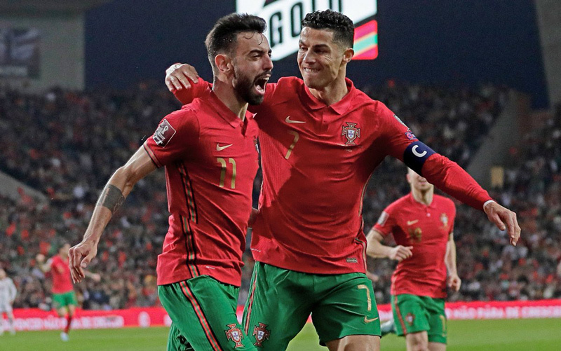 Bruno Fernandes lập cú đúp, Bồ Đào Nha đoạt vé World Cup 2022