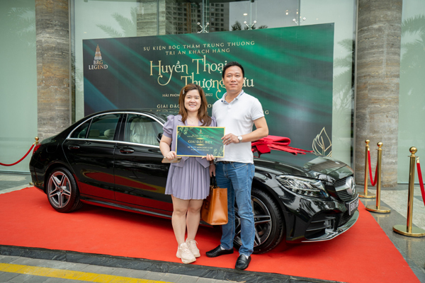 Revealed the owner won a luxury car at BRG Legend Hai Phong