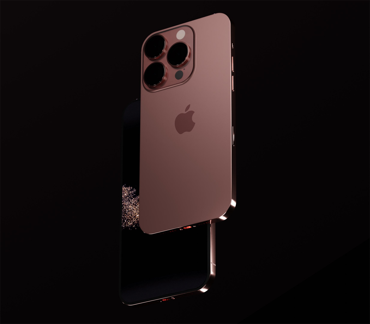 iPhone 14 Pro revealed an intoxicating pink concept