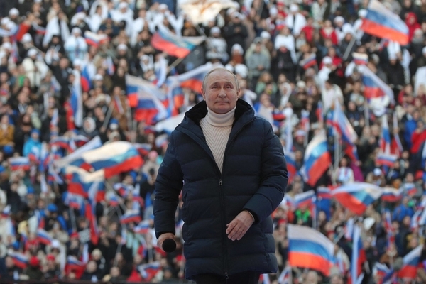 Putin’s approval rating is highest in 5 years