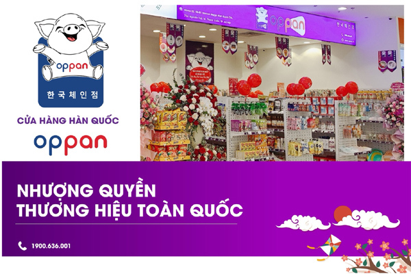 Mở cửa hàng tiện lợi Hàn Quốc Oppan, vốn chỉ từ 50 triệu đồng