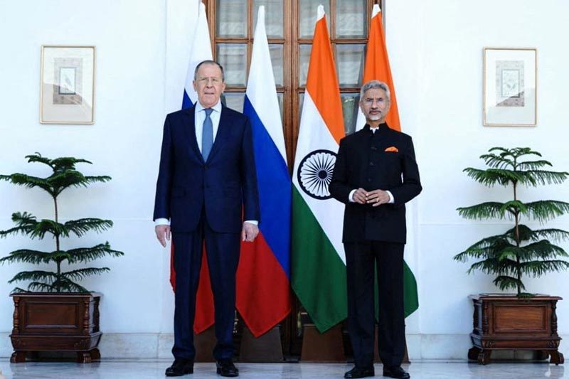 Russian Foreign Minister visits India to seek support against Western sanctions