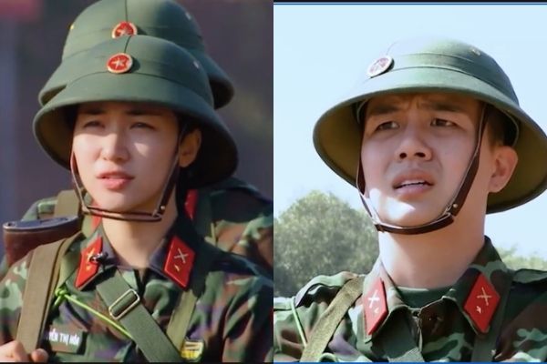 Why enlisted in the army episode 5: Hoa Minzy wanted to join the army, Duy Khanh burst into tears while shooting