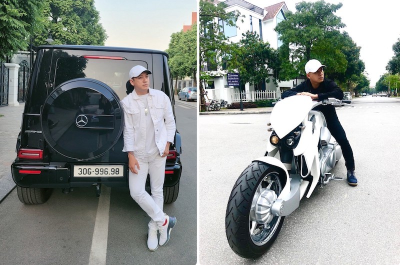 Singer Tuan Hung owns a fleet of cars many people dream of