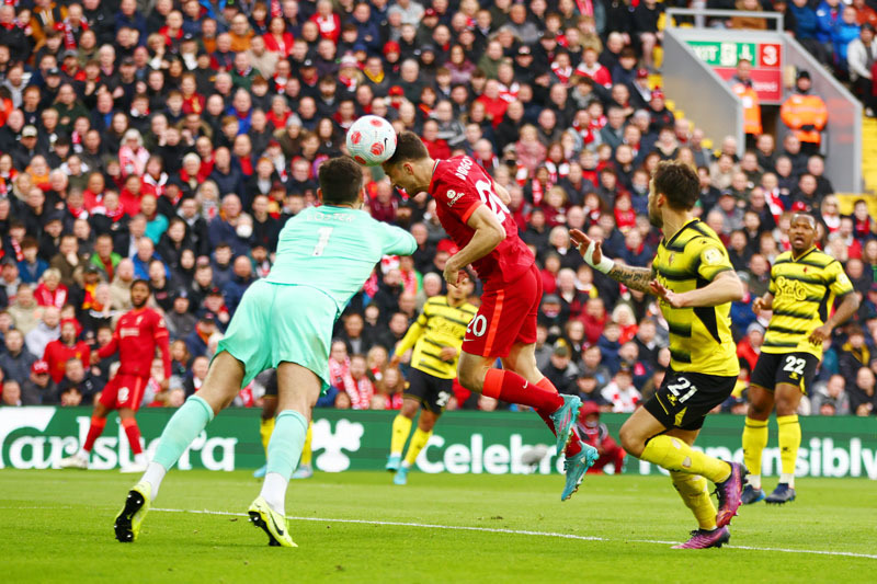 Diogo Jota chói sáng, Liverpool đả bại Watford