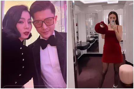 Hà Hồ - Lệ Quyên ngồi chung event nhưng như người xa lạ