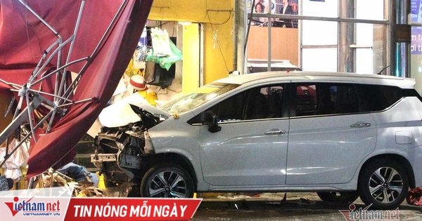 The case of a car crashing into a bakery in Da Nang: The driver used alcohol