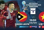 Trực tiếp futsal Việt Nam vs Timor Leste: Đẳng cấp chênh lệch