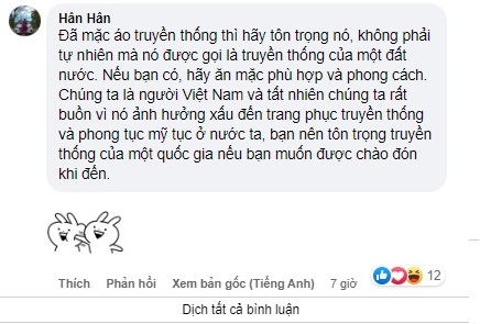 Malaysian supermodel wearing offensive in Hoi An was strongly reacted