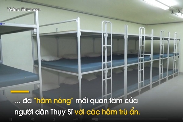 Quốc gia có chỗ trú ẩn hạt nhân nhiều hơn số dân