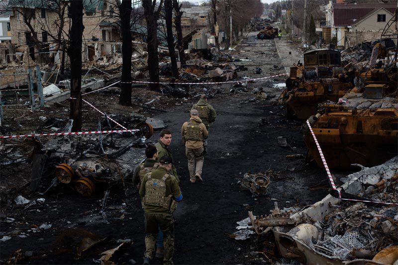 Kiev accuses Russia of about to bombard, adding shocking photos of the Ukrainian city