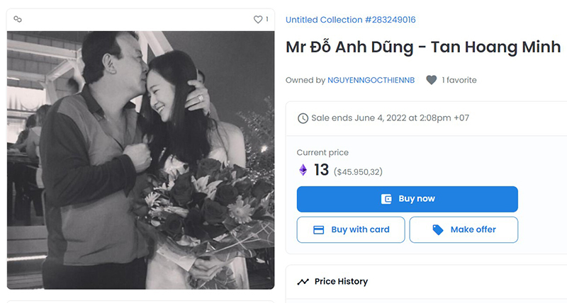 NFT picture of President Tan Hoang Minh is for sale for more than 1 billion VND